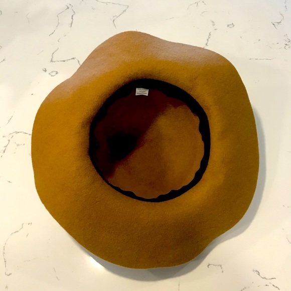 Brown Wool Floppy Boho Festival Hat - Picture 3 of 4